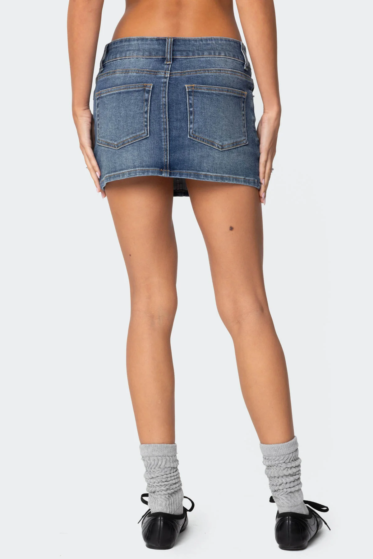 Eryn Denim Mini Skirt - Image 5