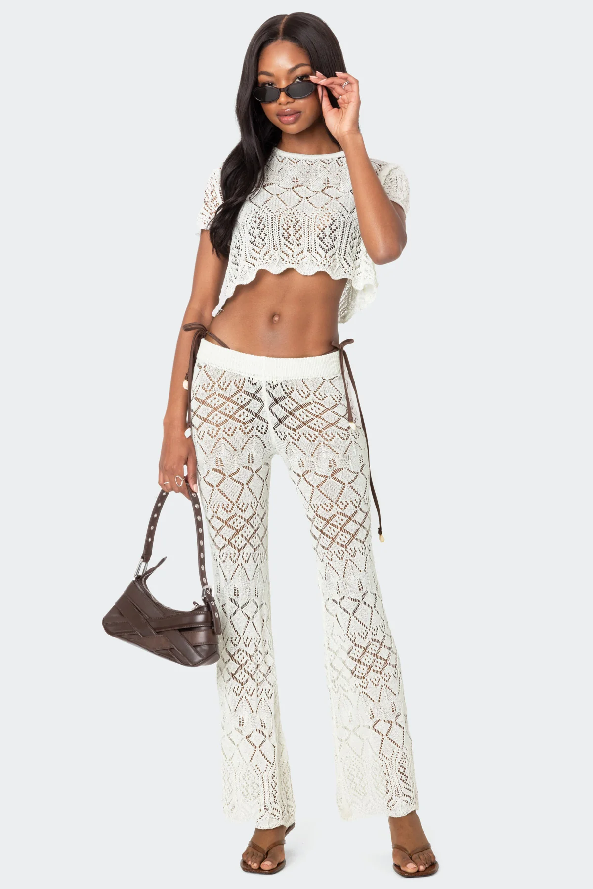 Fable Crochet Crop Top - Image 2