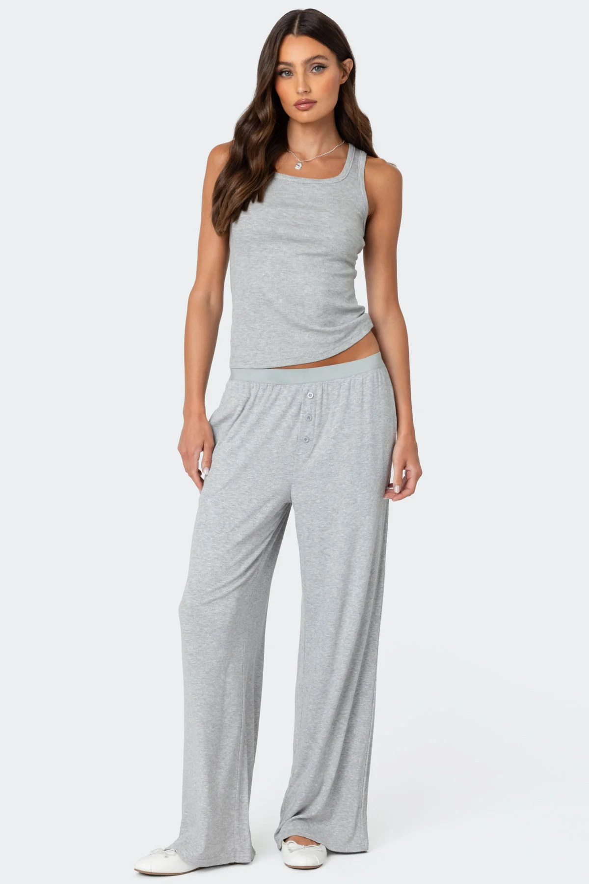 Kylian Ribbed Tank Top - Image 2