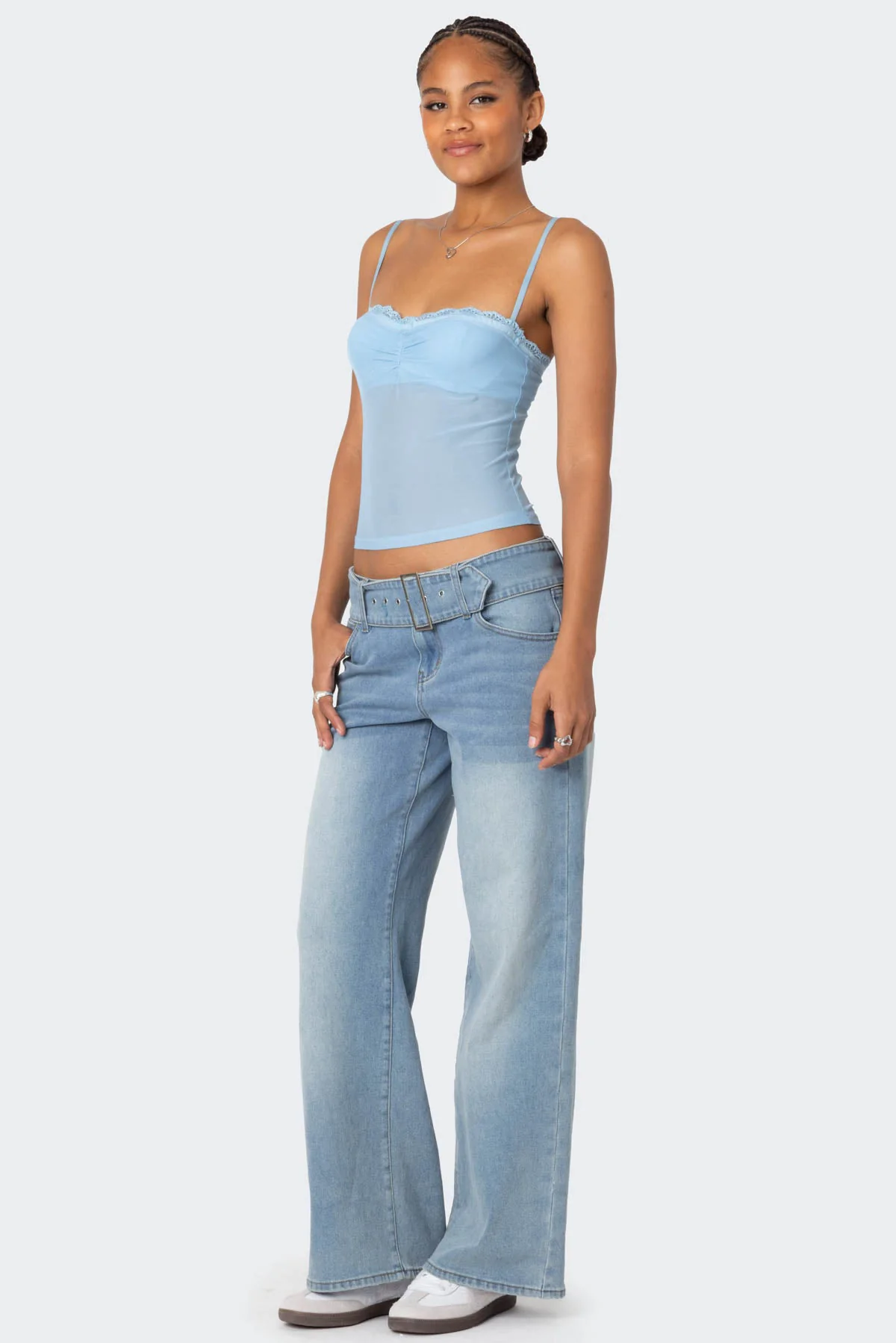 Elina Sheer Mesh Bra Top - Image 5