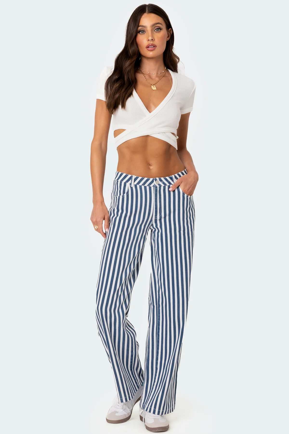 Dez Crisscross Waffle Top - Image 2