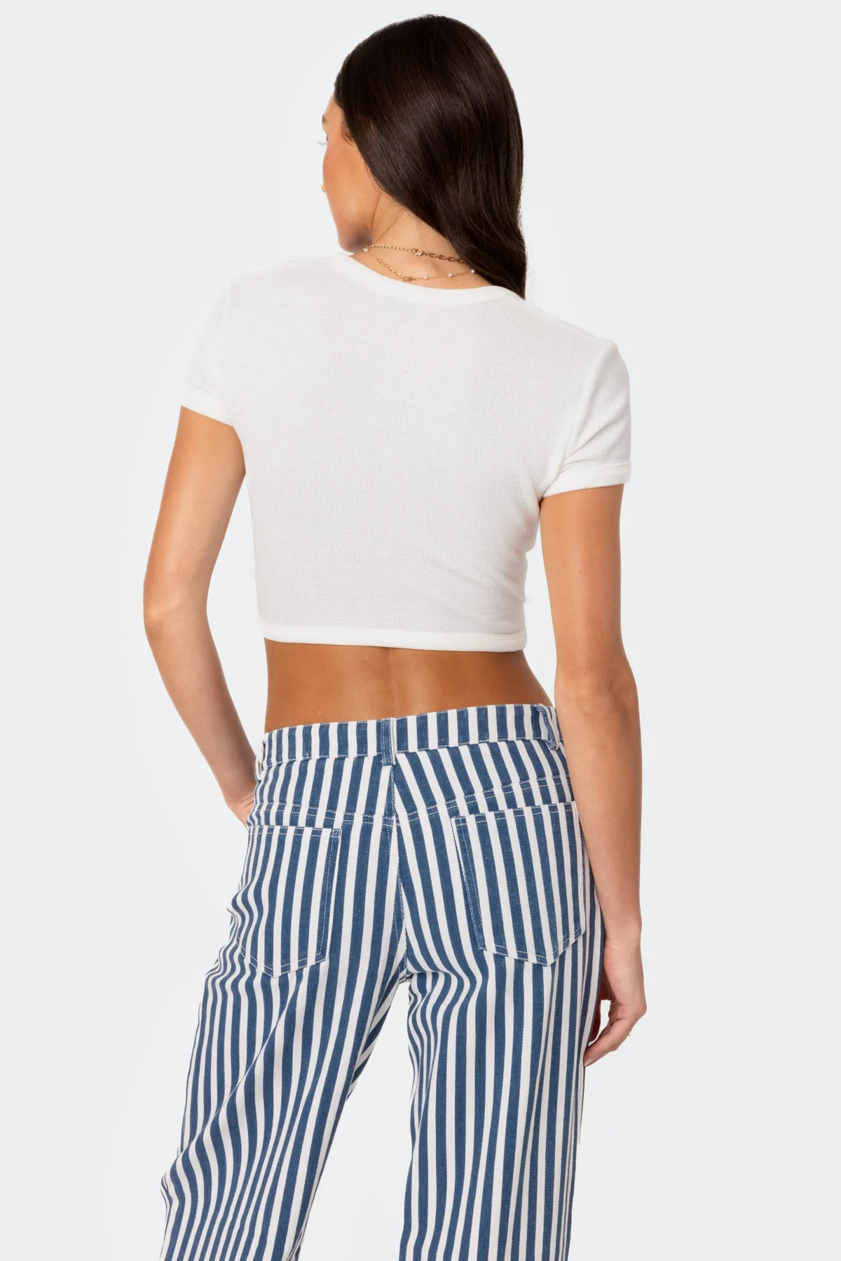 Dez Crisscross Waffle Top - Image 3