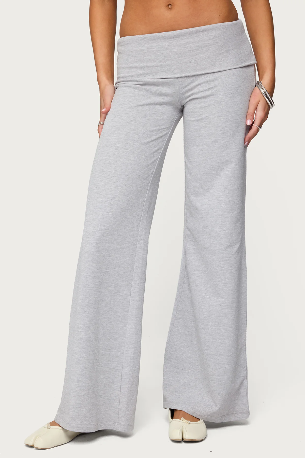 Wide Leg Foldover Pants - Image 5