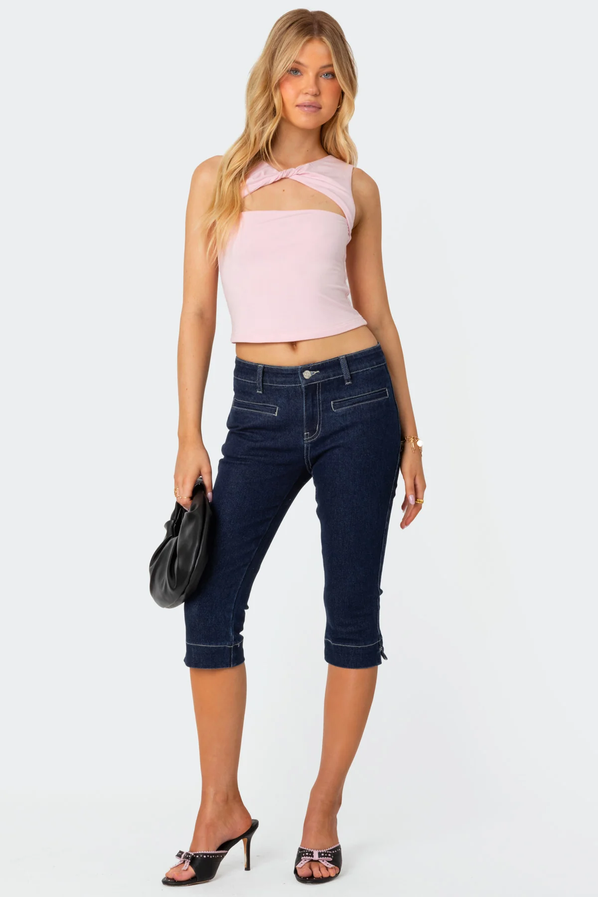 Twisted Cut Out Tank Top - Image 2