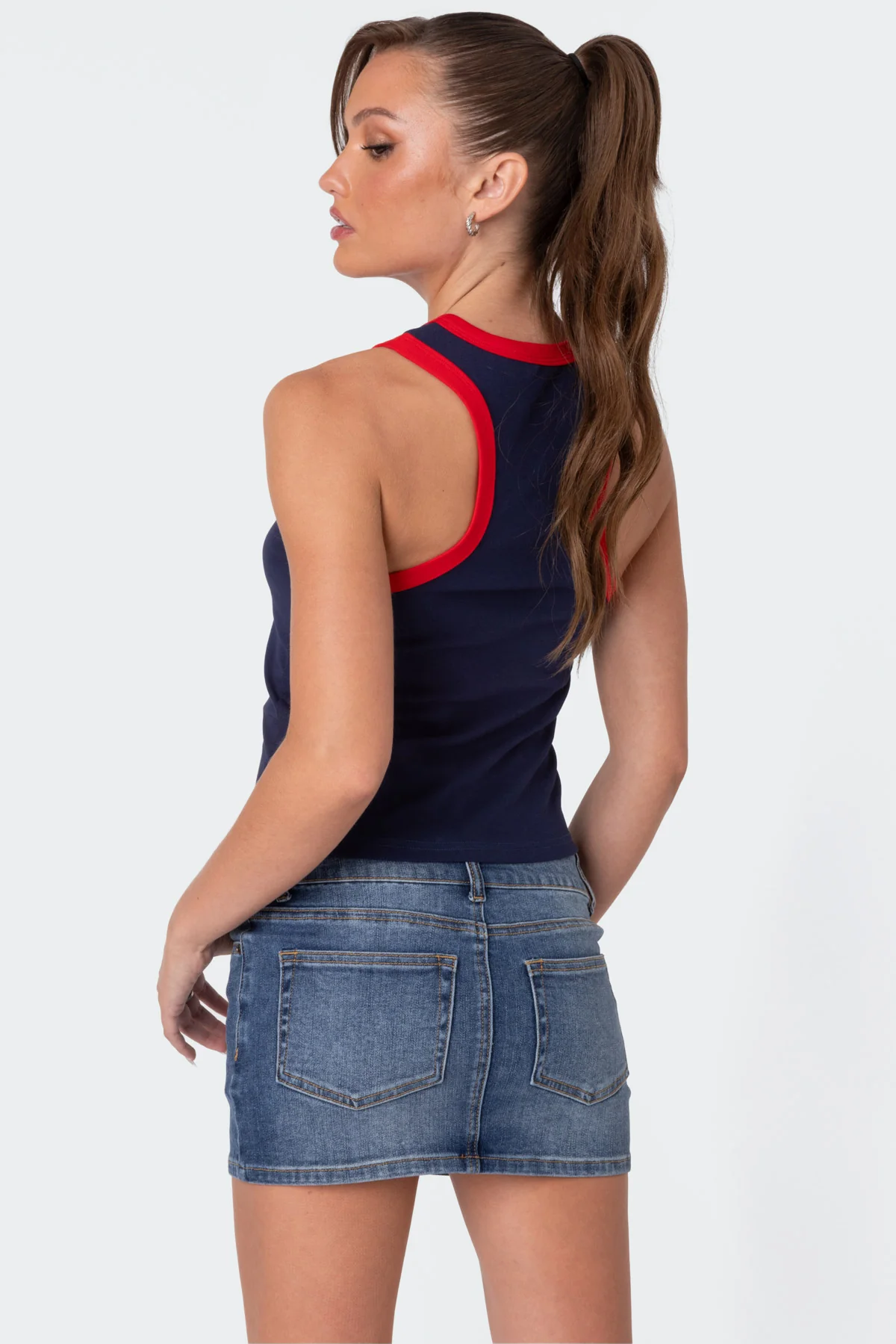 London Girl Contrast Tank Top - Image 5