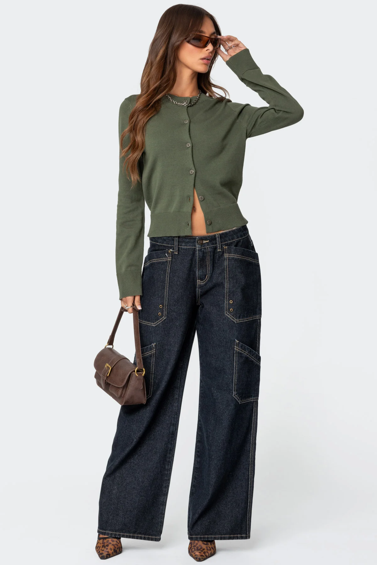 Hollie Button Up Cardigan - Image 2
