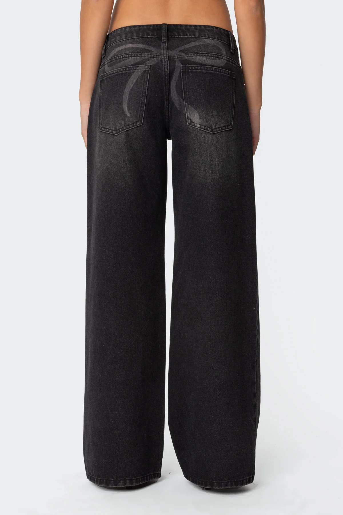 Vyxen Vintage Washed Low Rise Baggy Jeans - Image 4