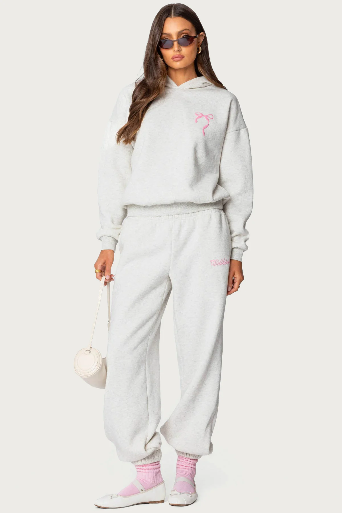 Sasha Bow Detail Hoodie - Image 2