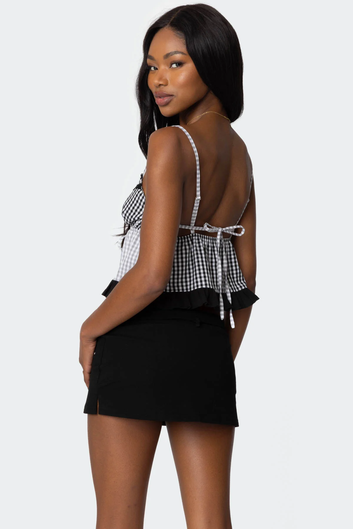 Joanne Mixed Gingham Tank Top - Image 5
