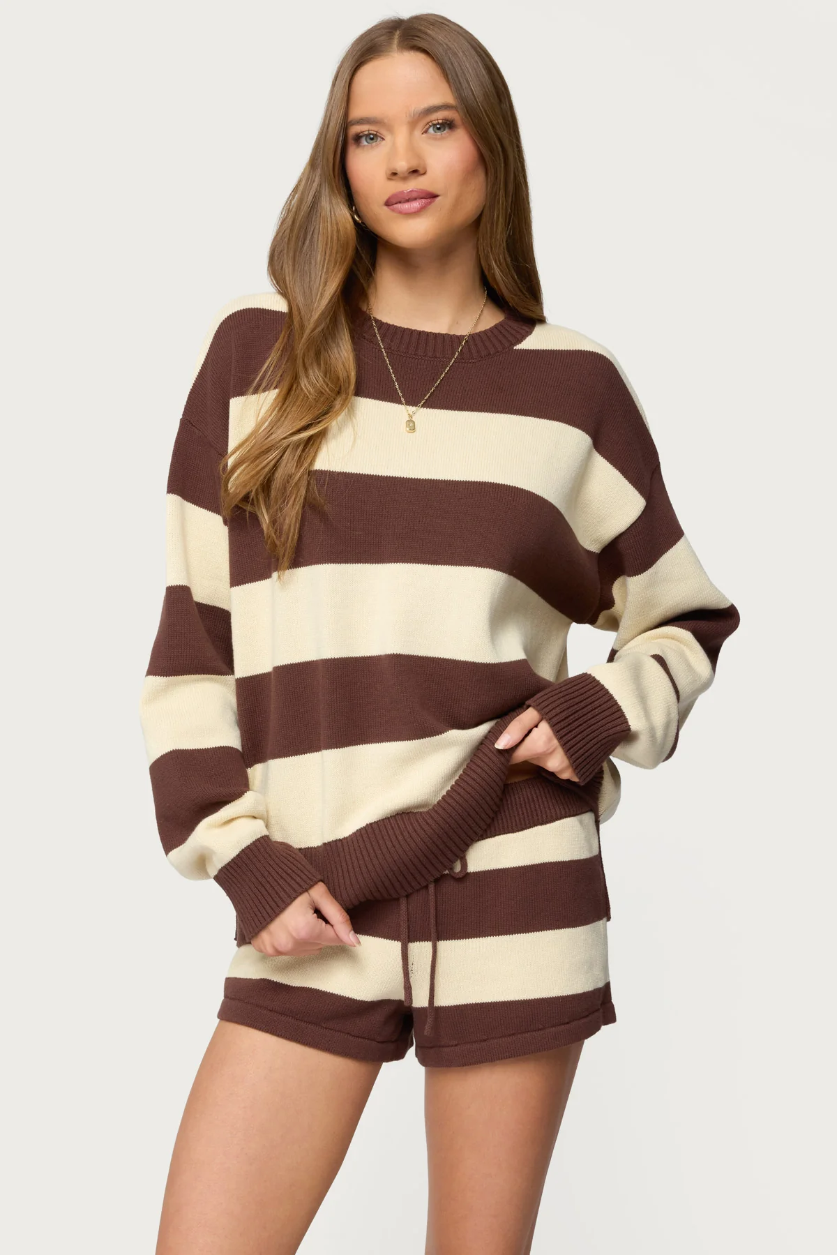 Riley Oversized Striped Sweater - Image 2