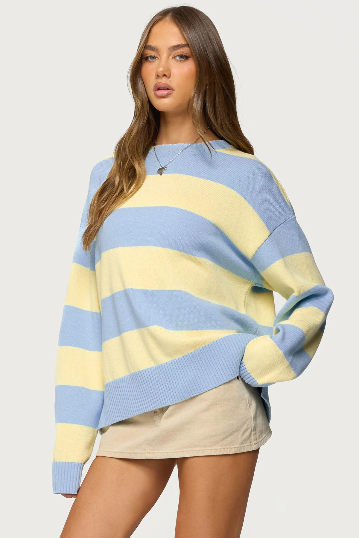 Riley Oversized Striped Sweater - Image 3