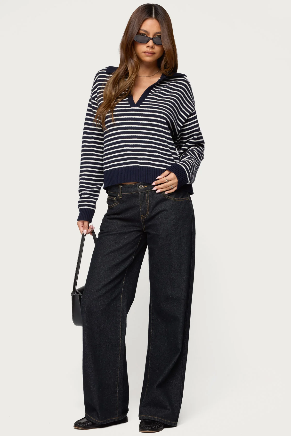 Copenhagen Oversized Striped Sweater - Image 2