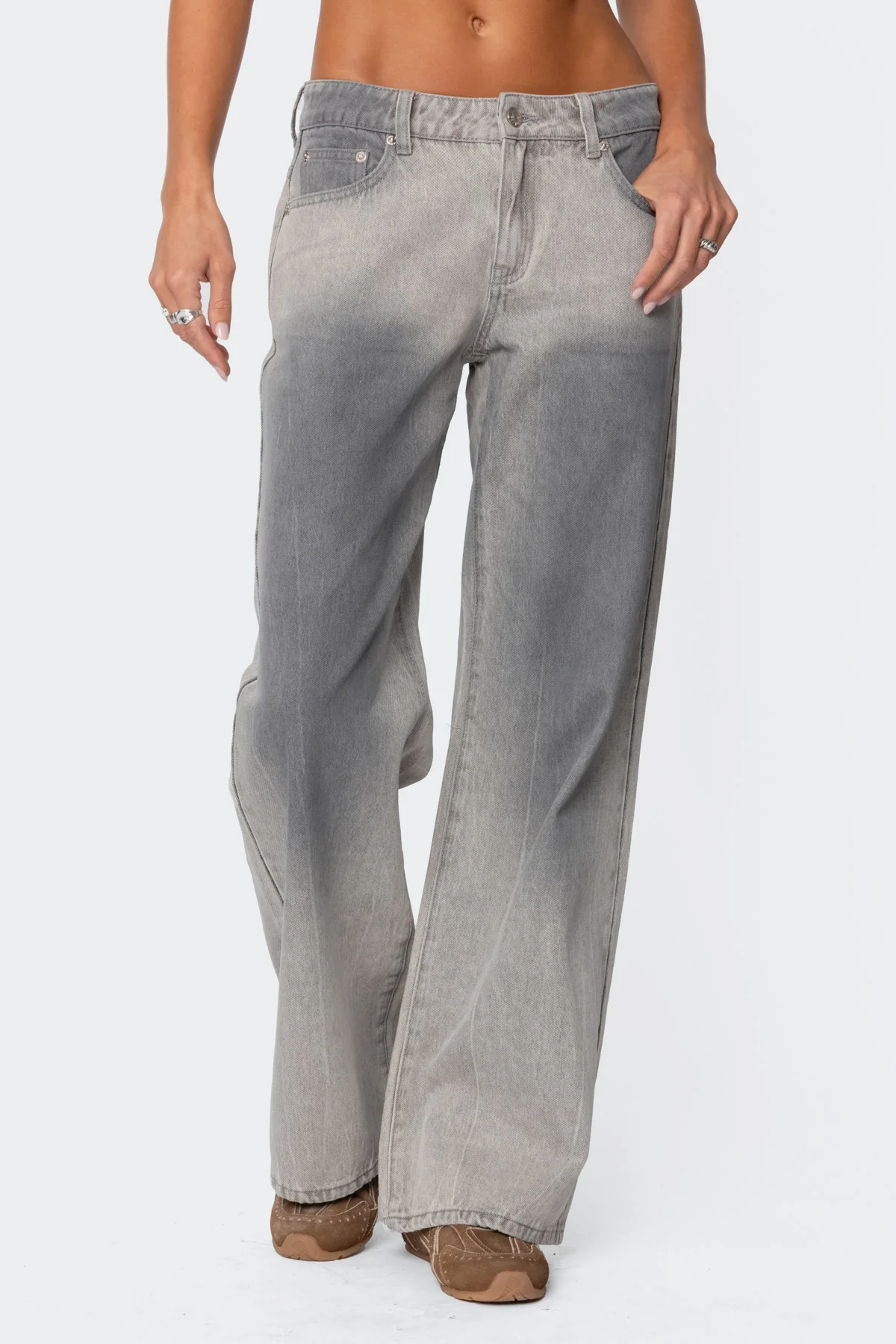Joe Washed Low Rise Baggy Jeans - Image 2