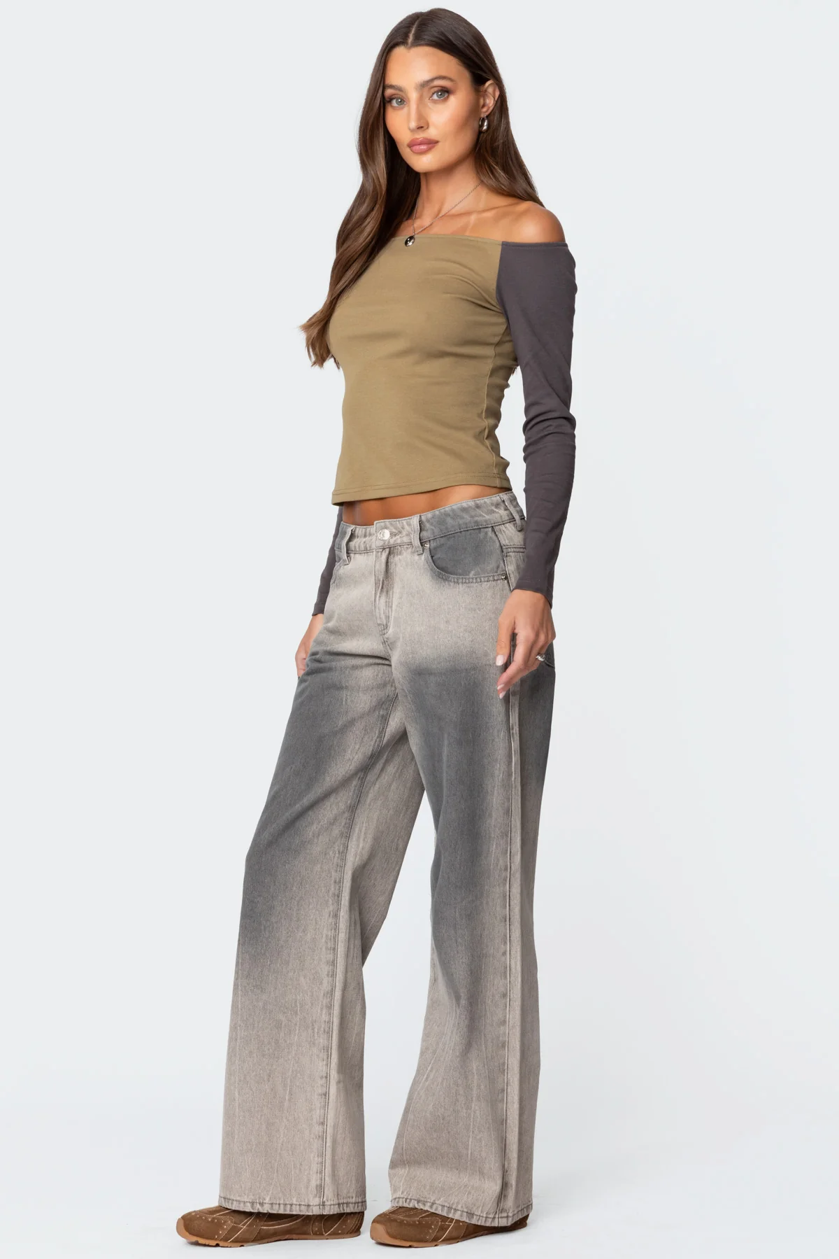 Joe Washed Low Rise Baggy Jeans - Image 3