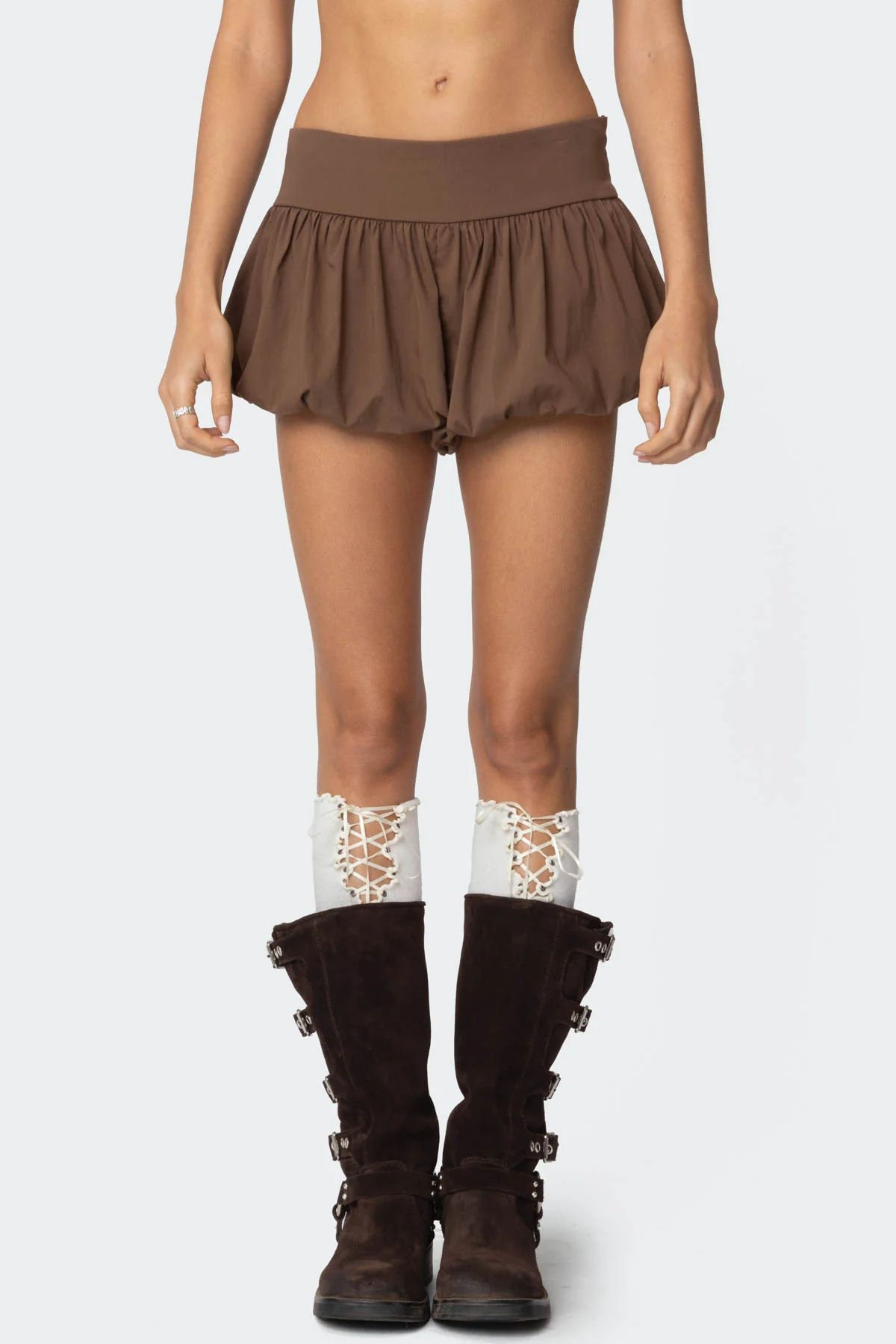 Adrianna Bubble Micro Shorts - Image 2