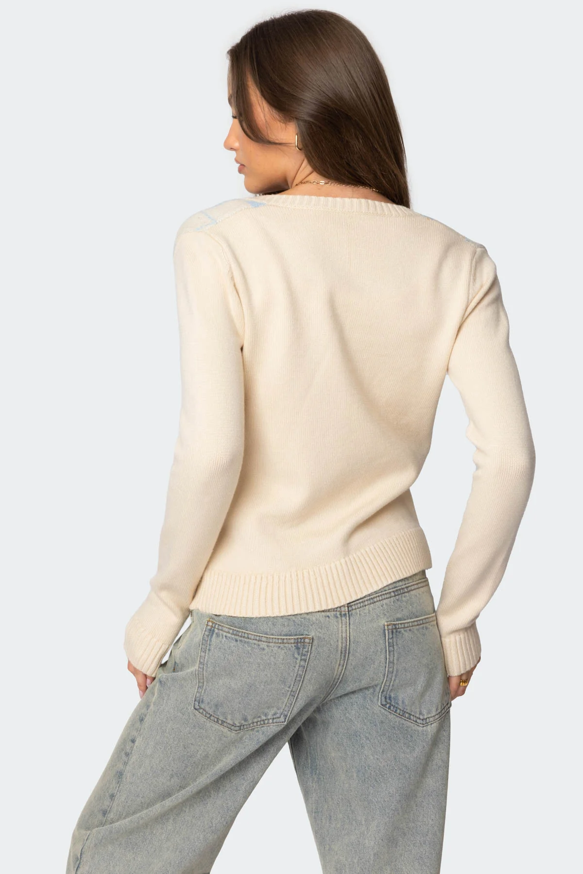 Maybelle Argyle Cardigan - Image 4