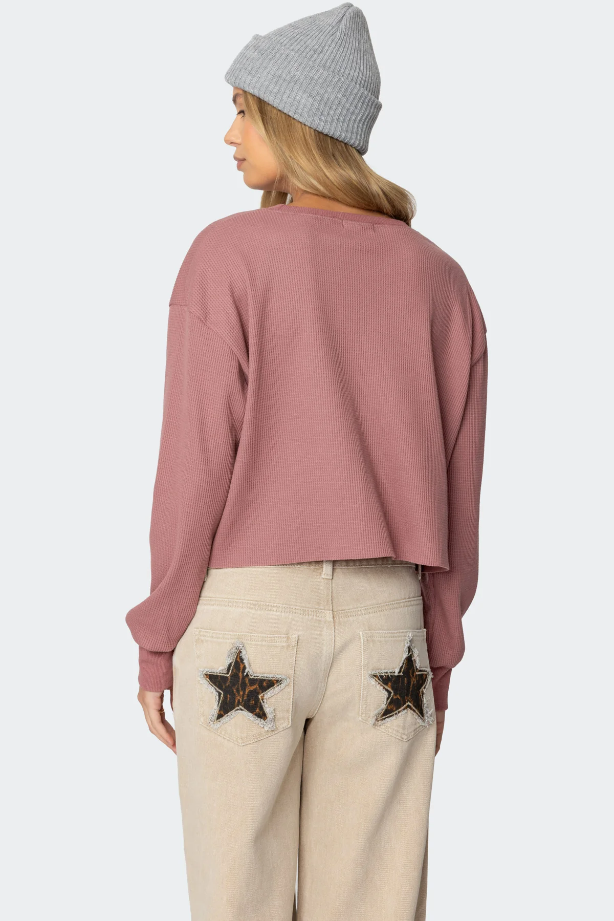 88 Waffle Long Sleeve T Shirt - Image 5