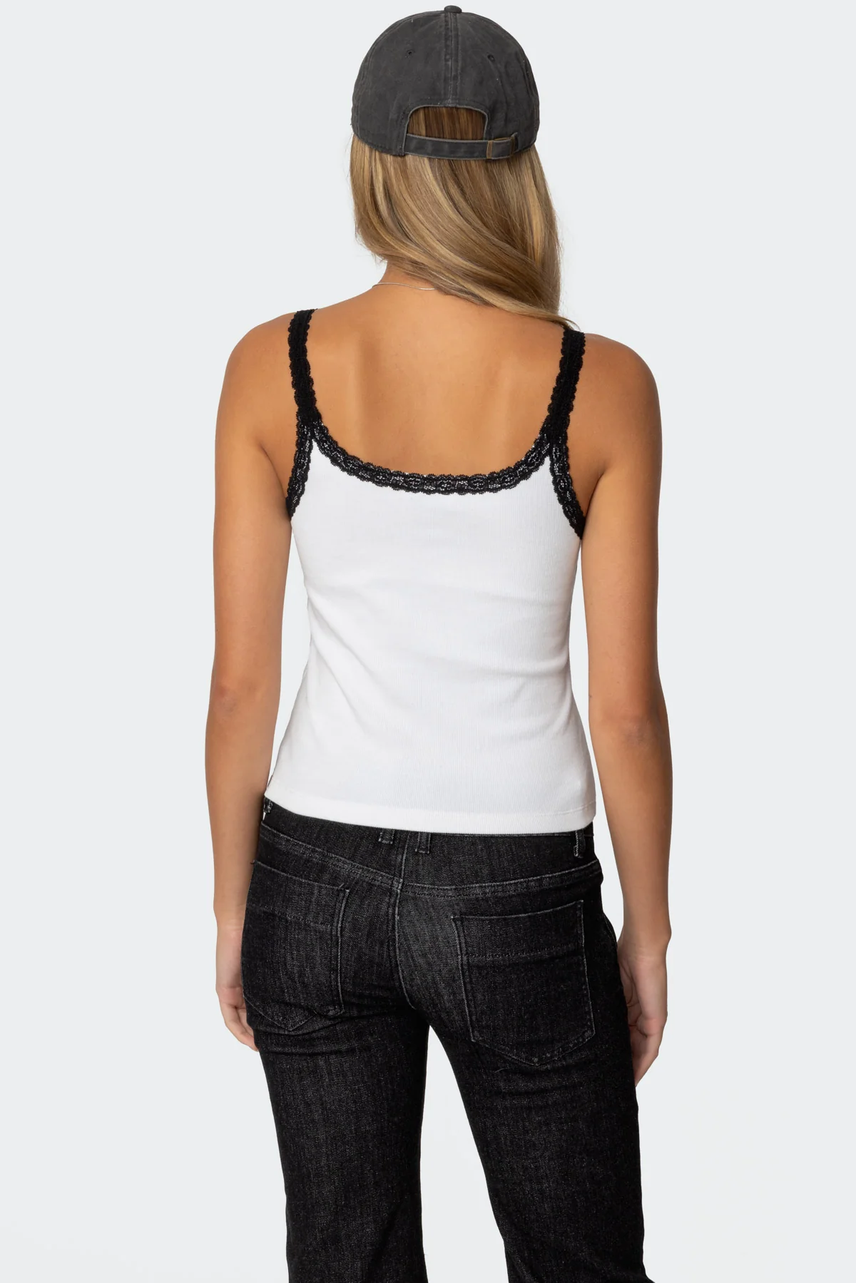 Jude Lacey Ribbed Tank Top - Image 5