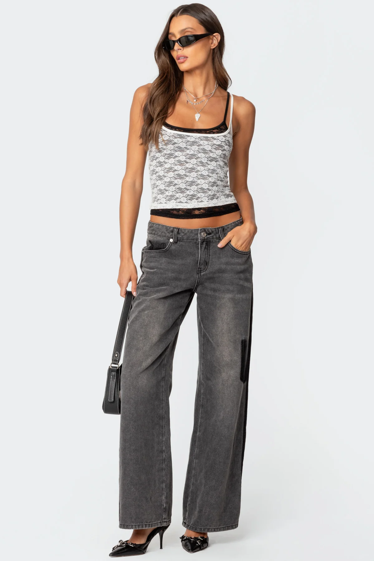 Wynnie Layered Lace Tank Top - Image 2