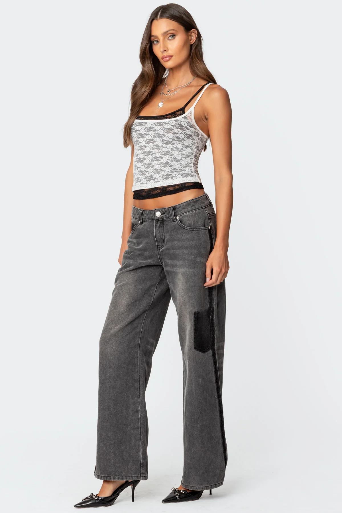 Wynnie Layered Lace Tank Top - Image 3
