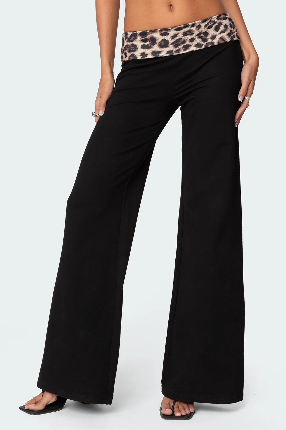 Leopard Foldover Pants - Image 2