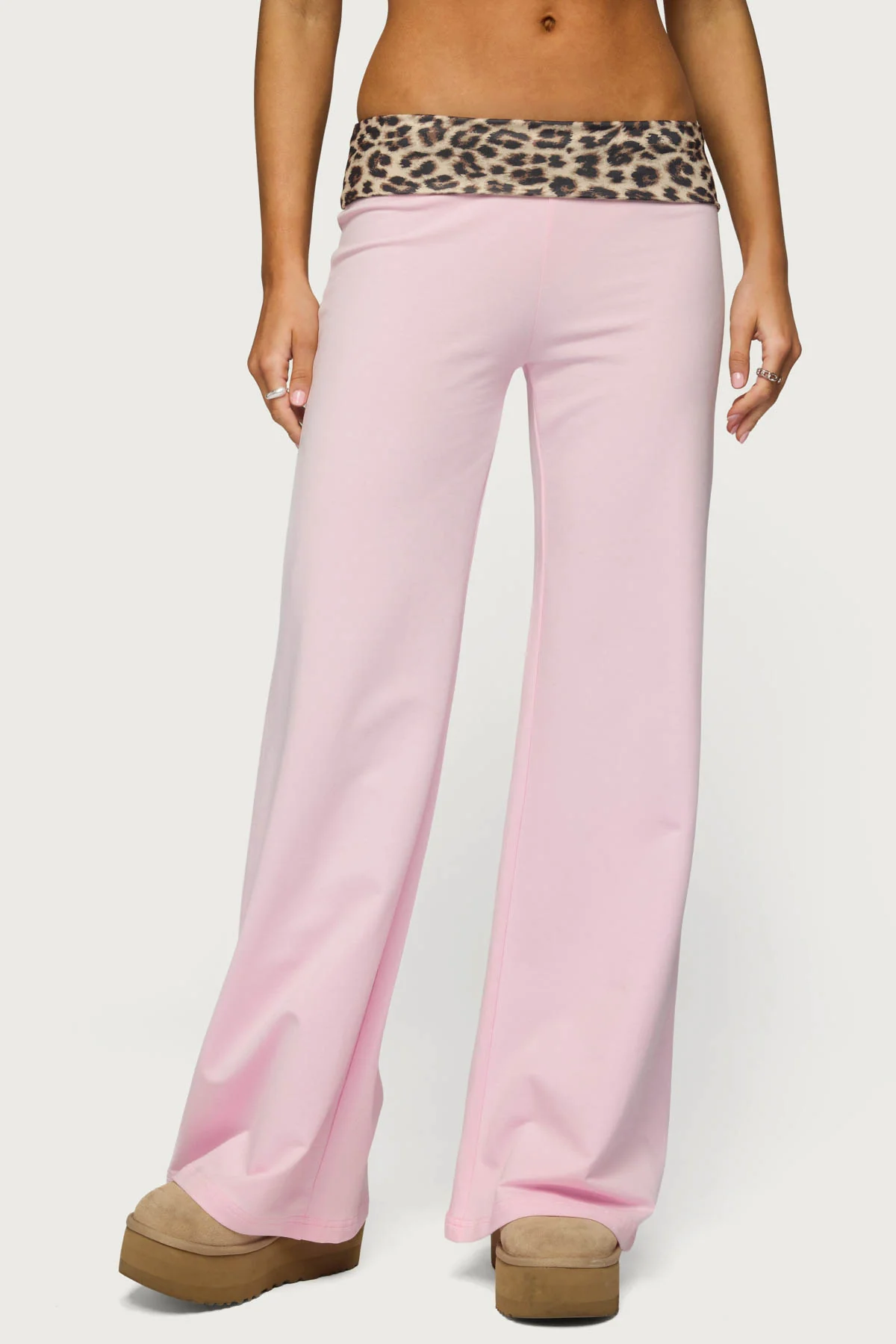 Leopard Foldover Pants - Image 2