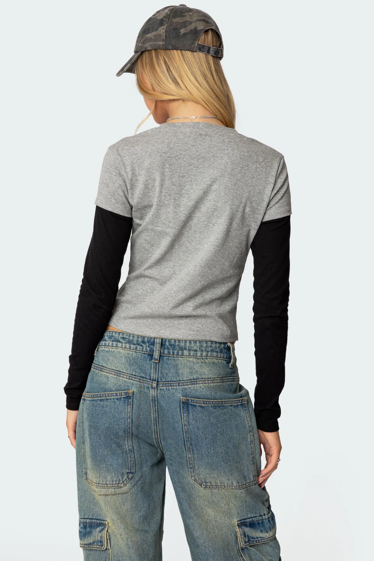 Lucine Layered Long Sleeve T Shirt - Image 3
