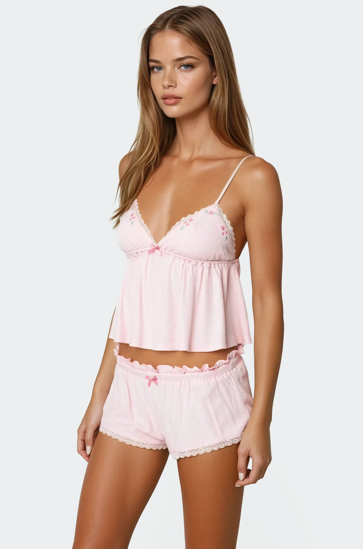 Dream Babydoll Waffle Tank Top - Image 4