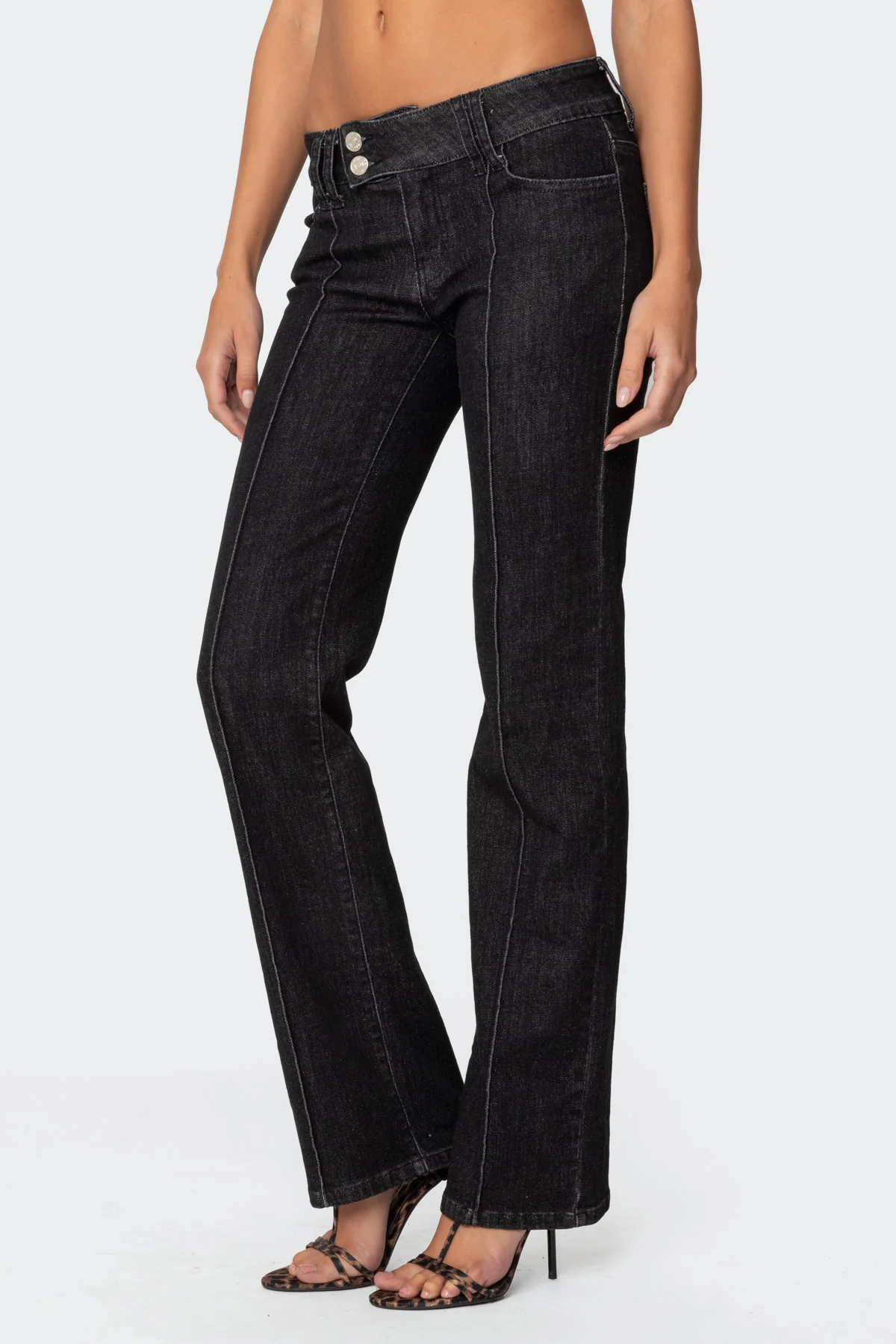 Avril Low Rise Bootcut Jeans - Image 4