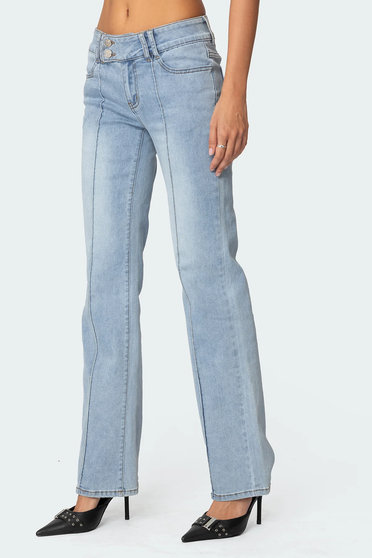 Avril Low Rise Bootcut Jeans - Image 3