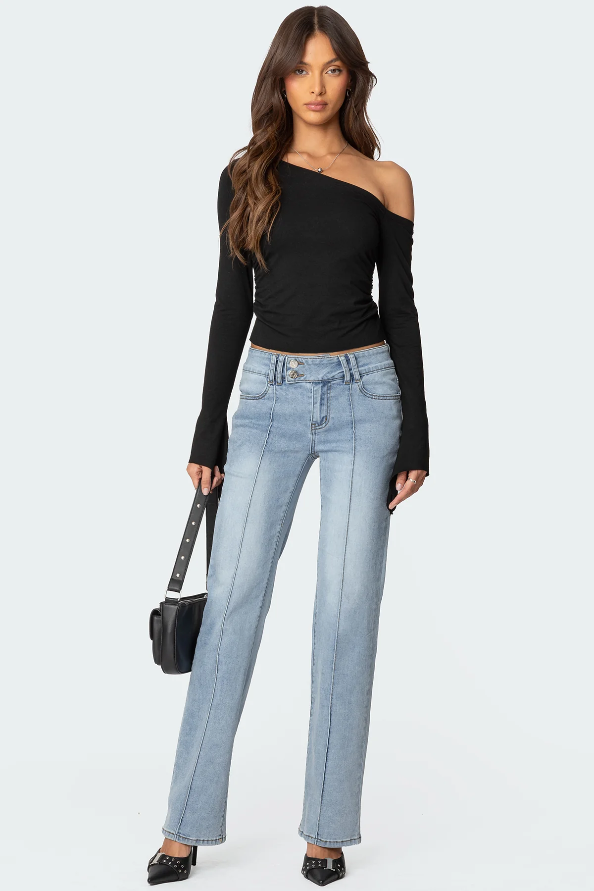 Avril Low Rise Bootcut Jeans - Image 5