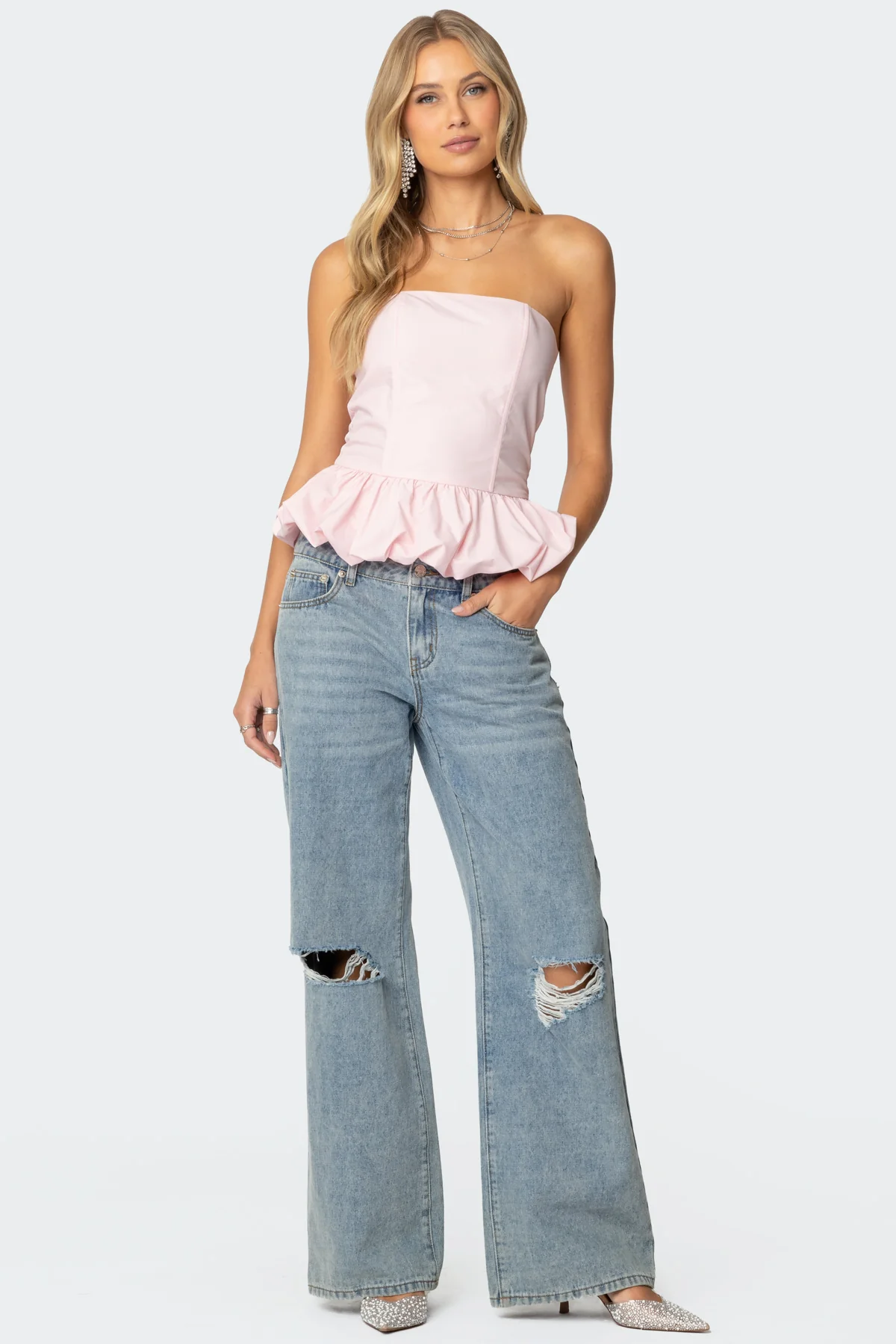 Everlee Bubble Hem Corset - Image 5
