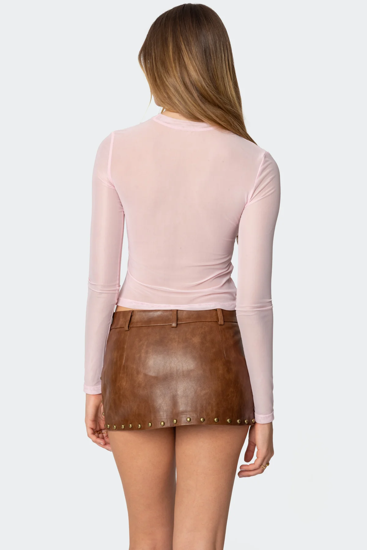 Vita Vintage Printed Mesh Top - Image 5