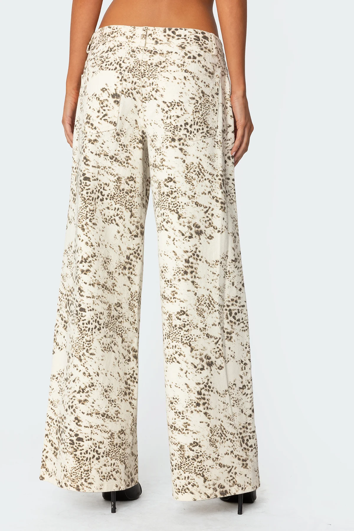 Snow Leopard Low Rise Baggy Jeans - Image 5