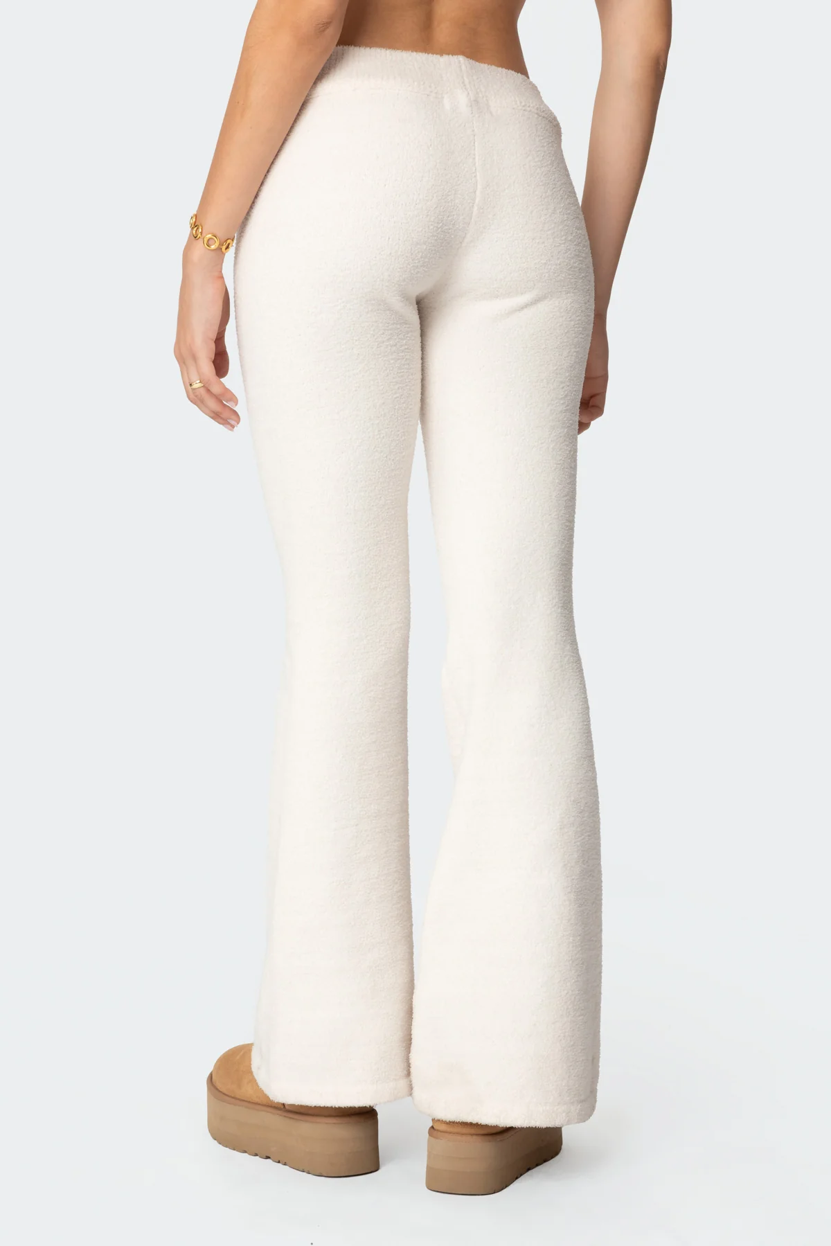 Plush Flared Pants - Image 5