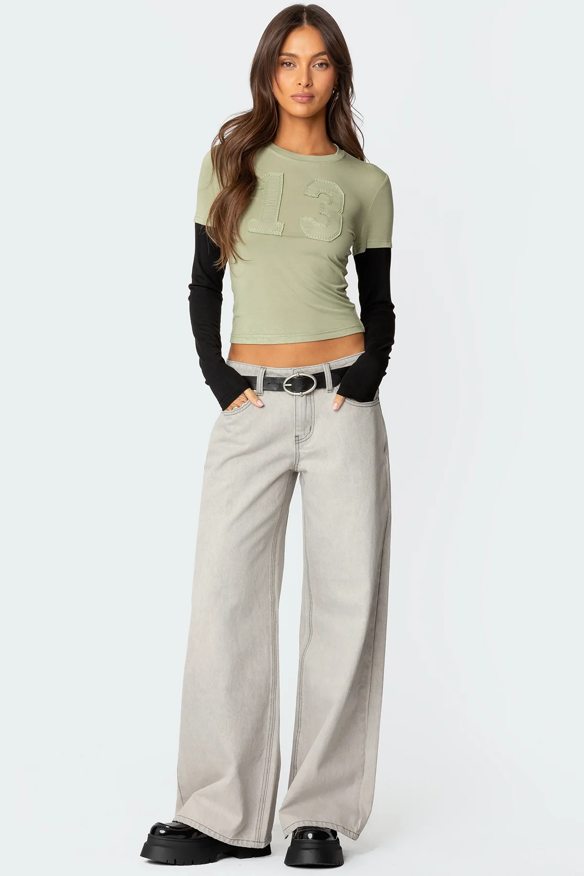 13 Layered Long Sleeve T Shirt - Image 2