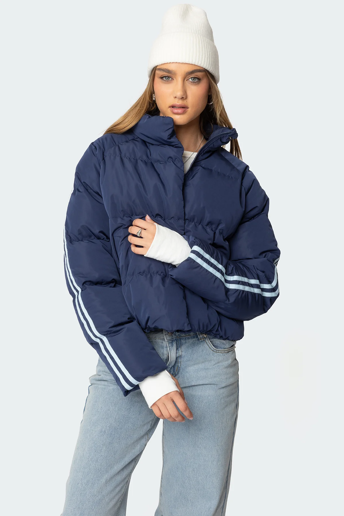 Sherry Side Striped Puffer Jacket - Image 3