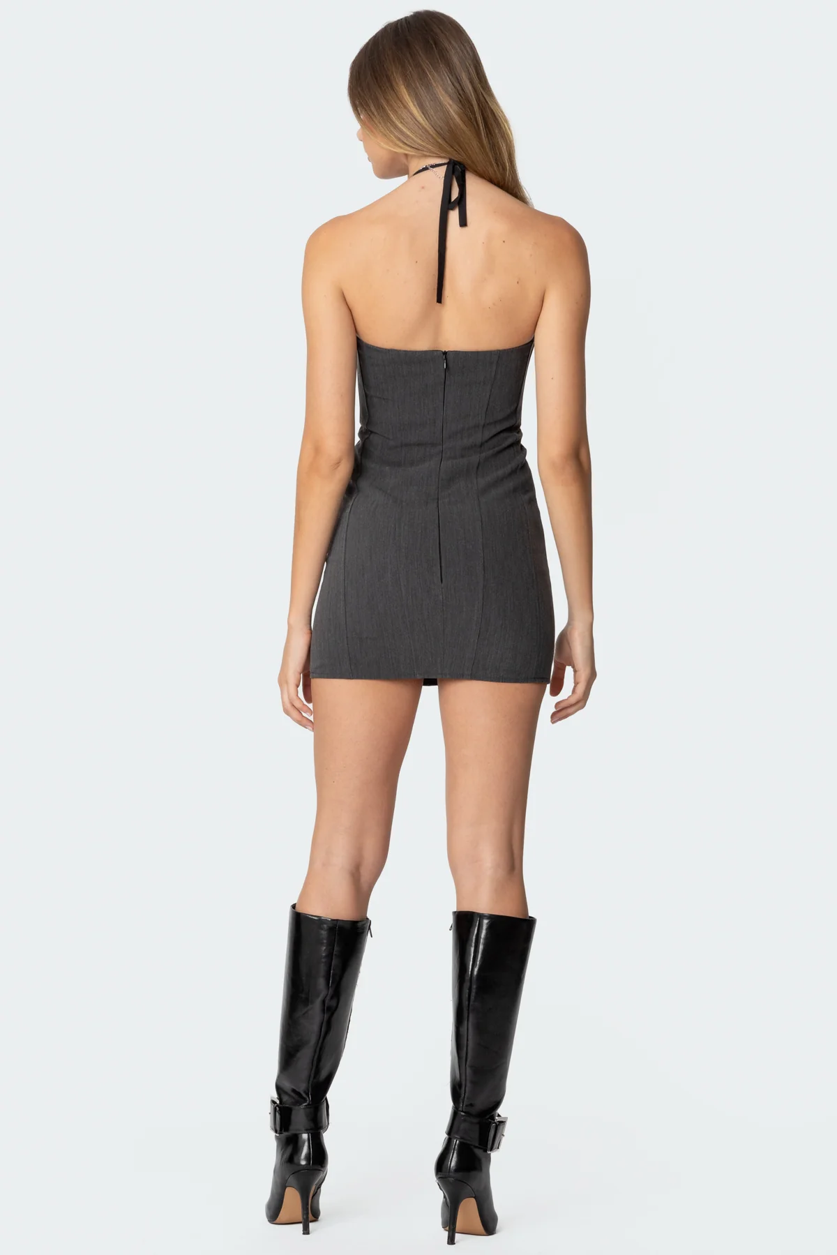 Peekaboo Lace Bra Mini Dress - Image 4