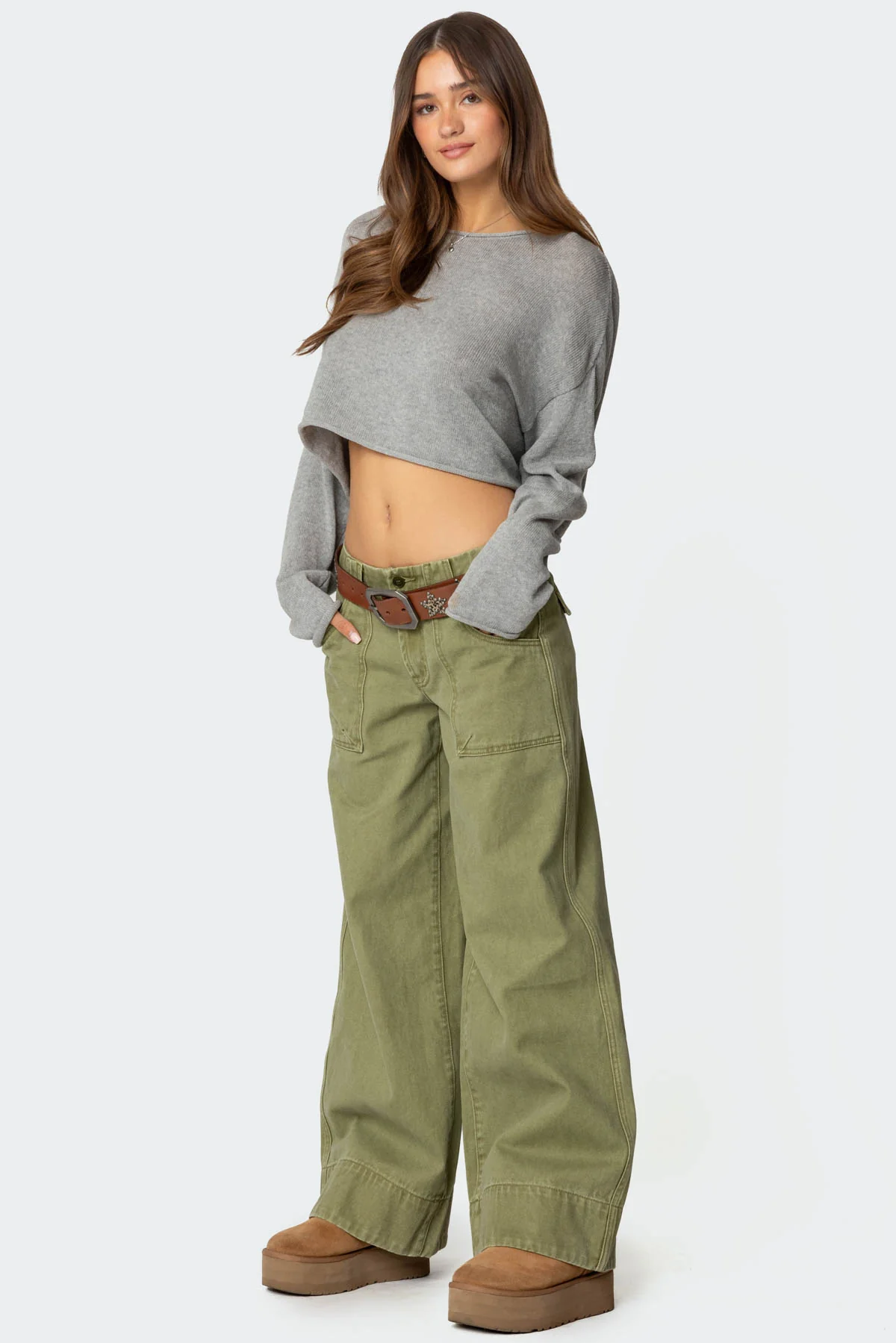 Vivienne Twill Baggy Pants - Image 4