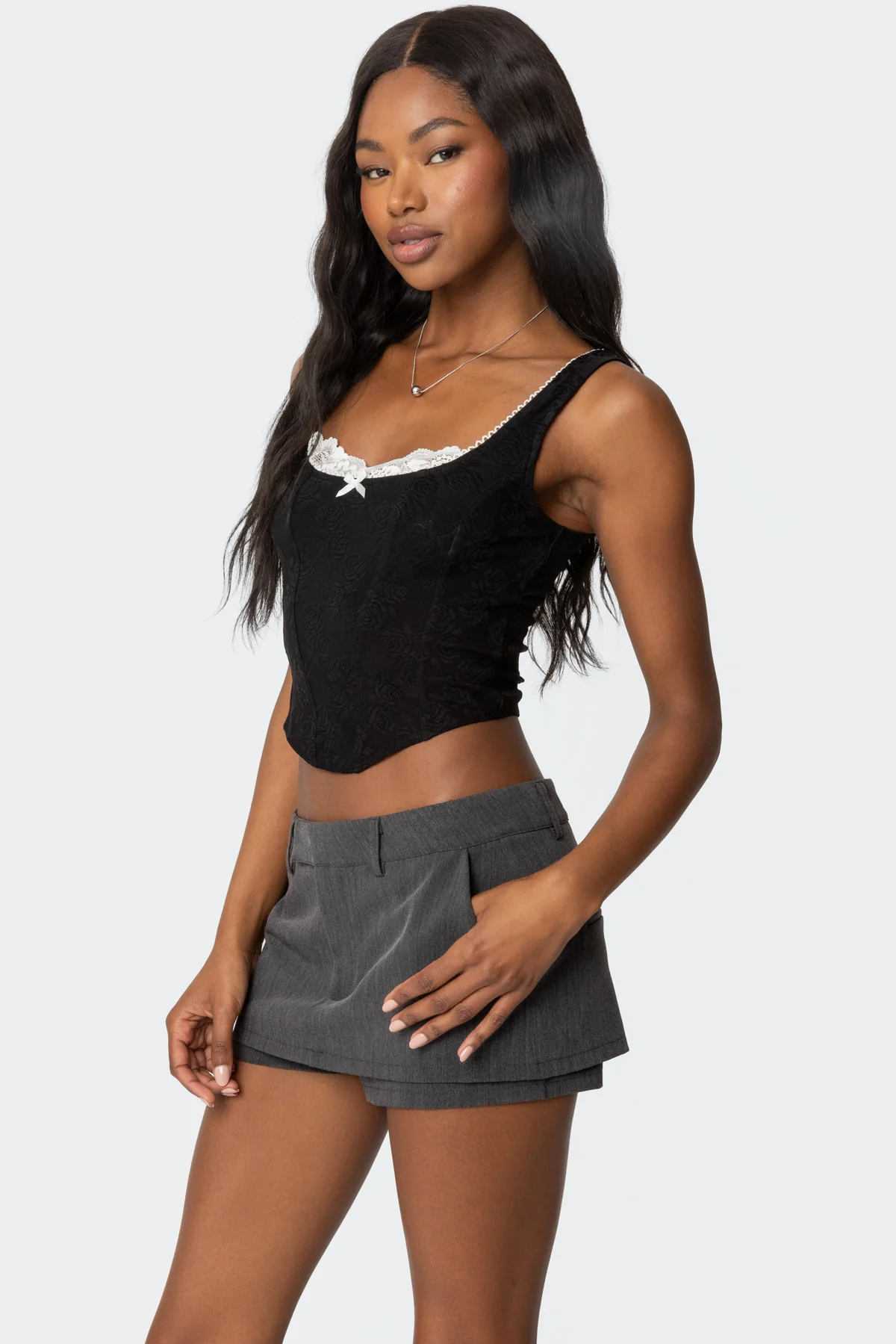 Rosetta Peekaboo Lace Top - Image 3