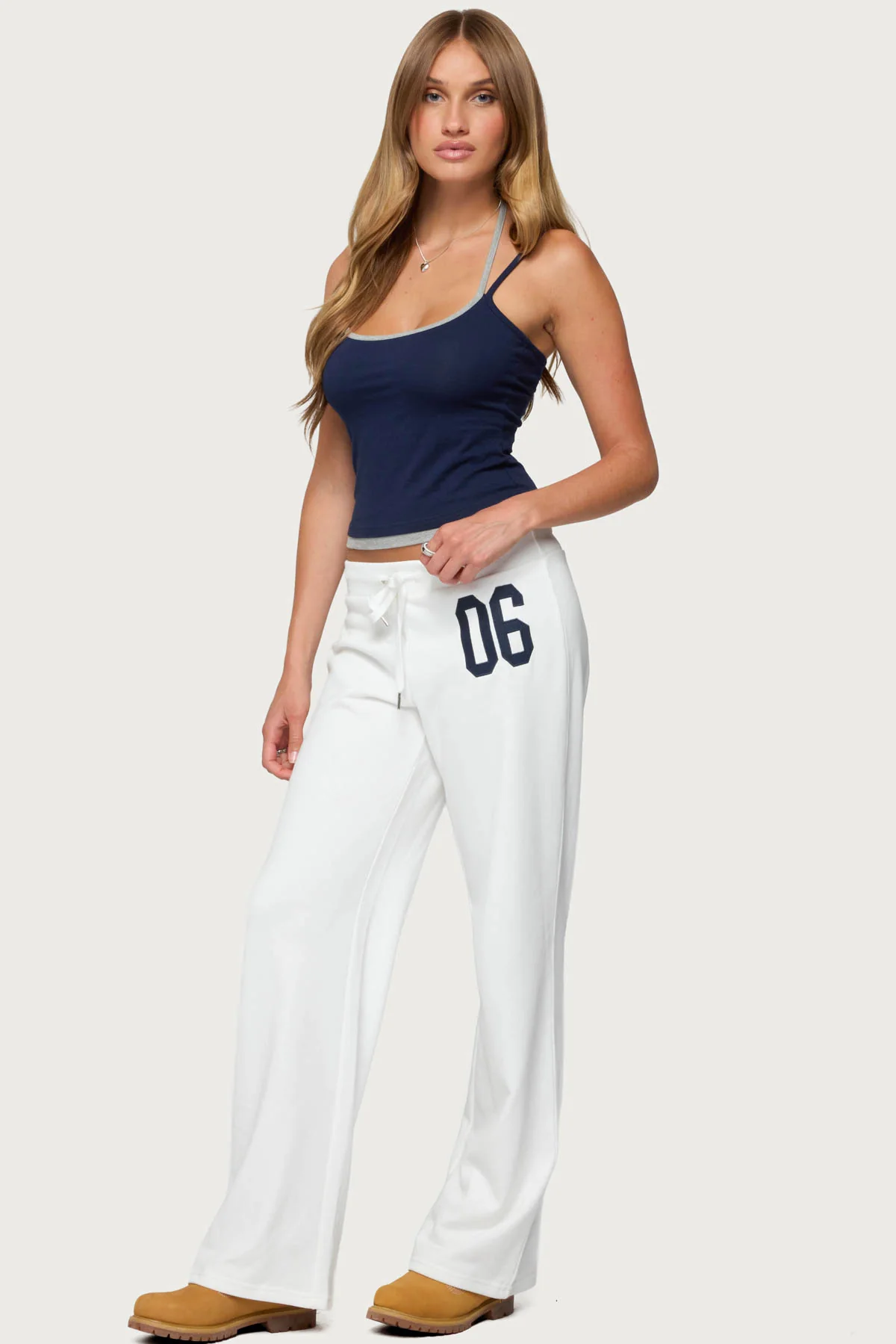Roya Layered Halter Tank Top - Image 4