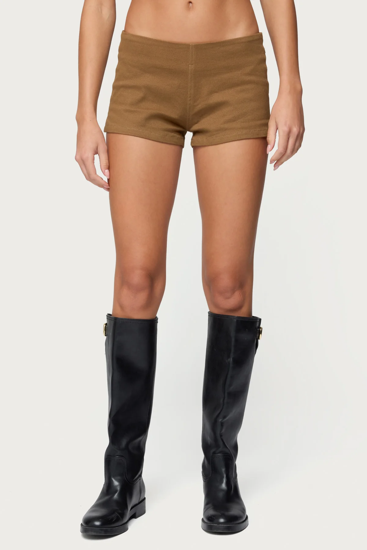 Dinah Denim Micro Shorts - Image 2