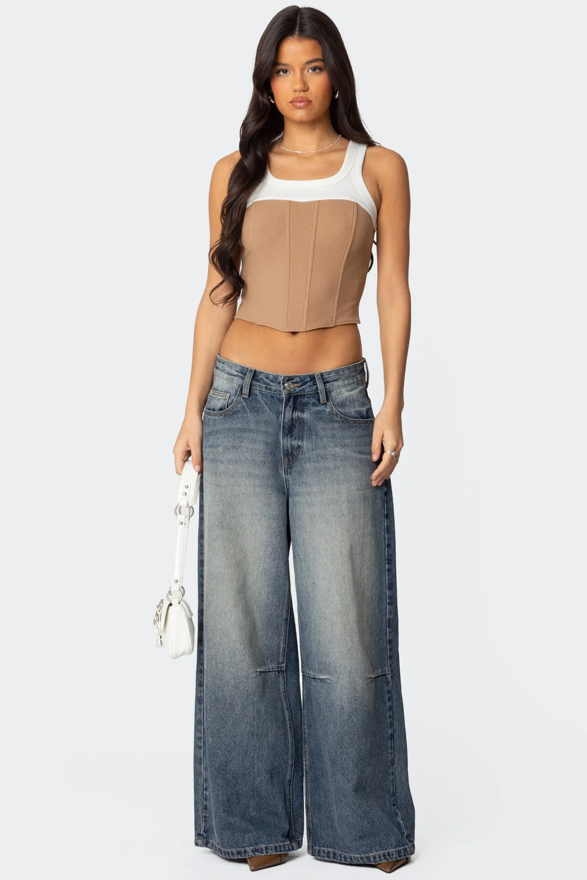 Ila Contrast Layered Corset - Image 3
