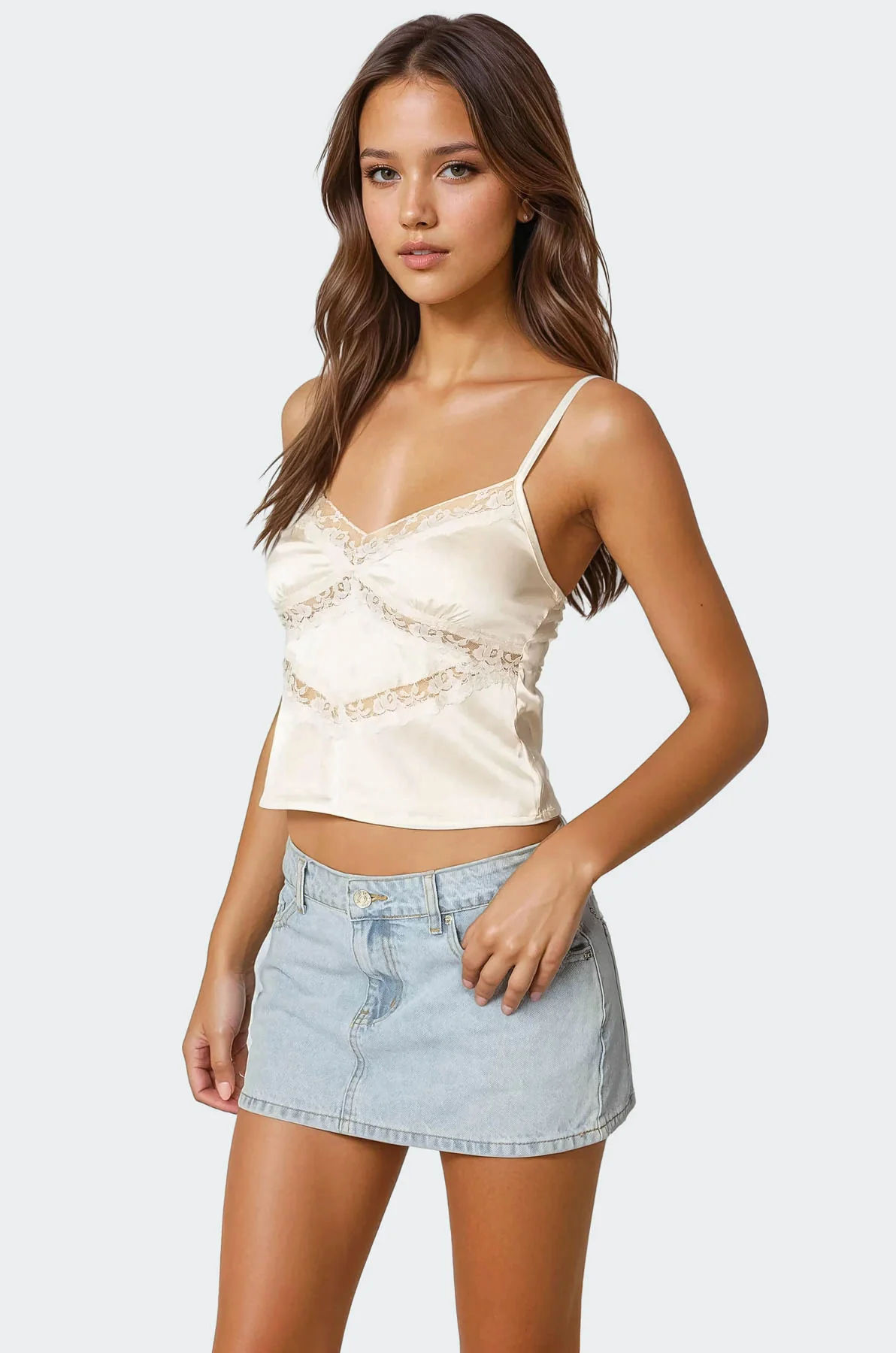 Tamar Satin Effect Tank Top - Image 4