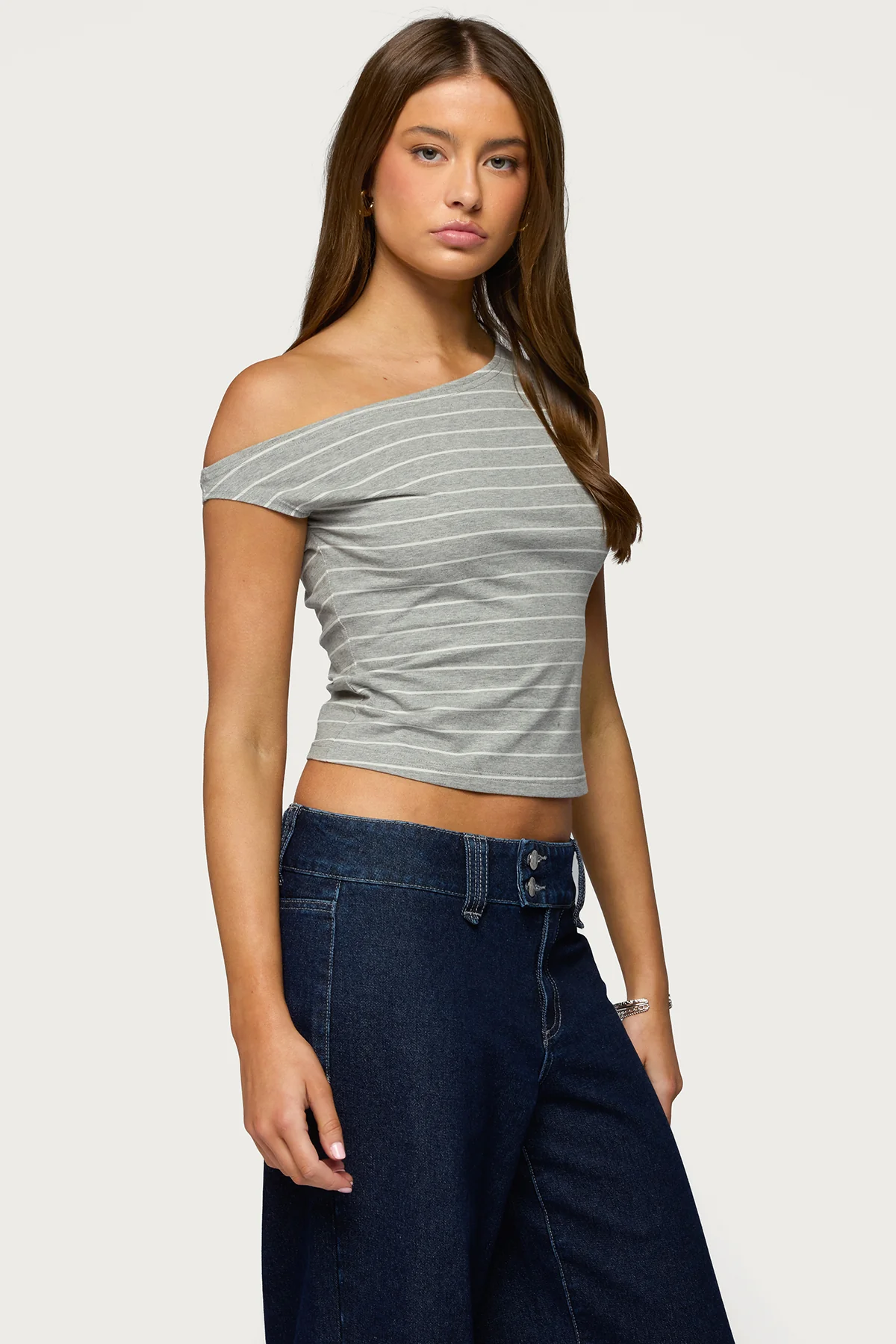 Keryn Striped Off Shoulder Top - Image 3