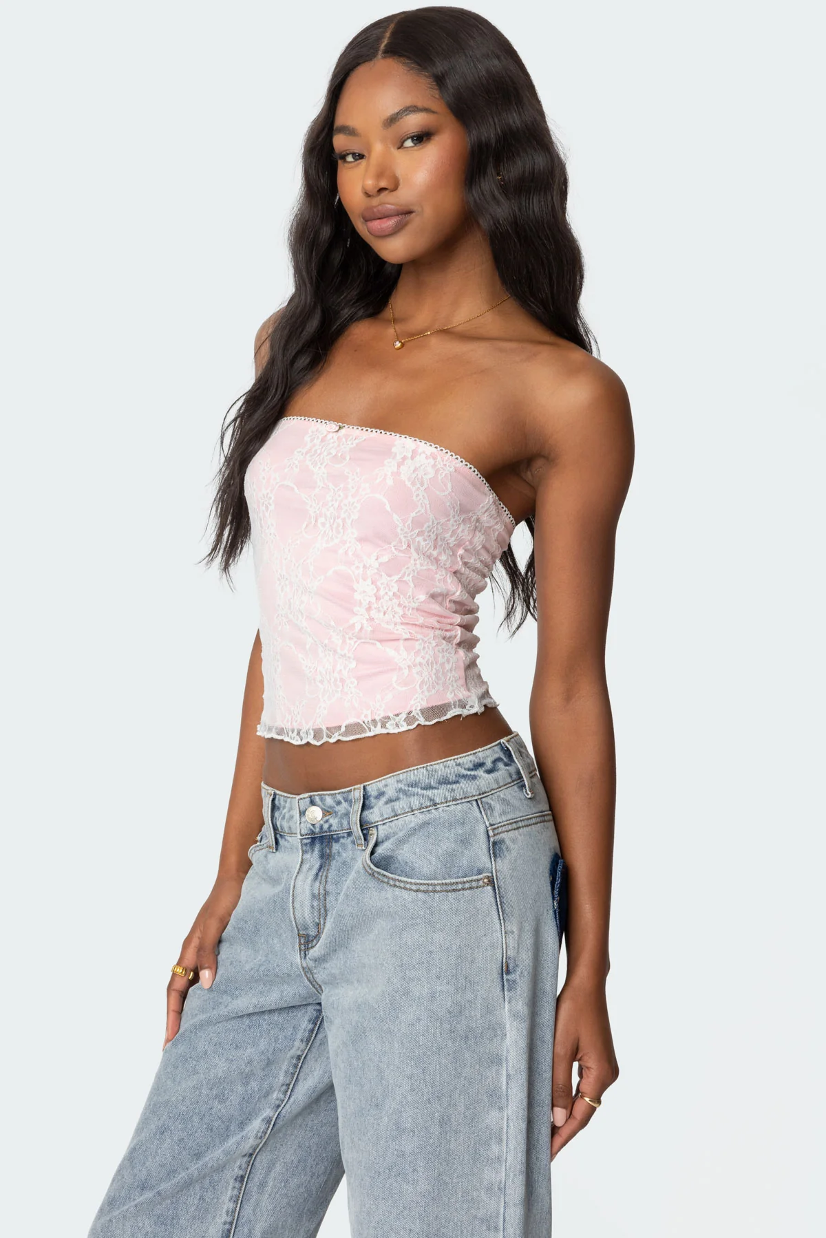 Allison Lace Tube Top - Image 4