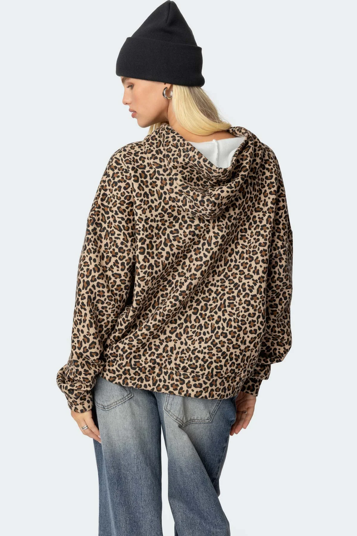 Leopard Magic 8 Oversized Hoodie - Image 4