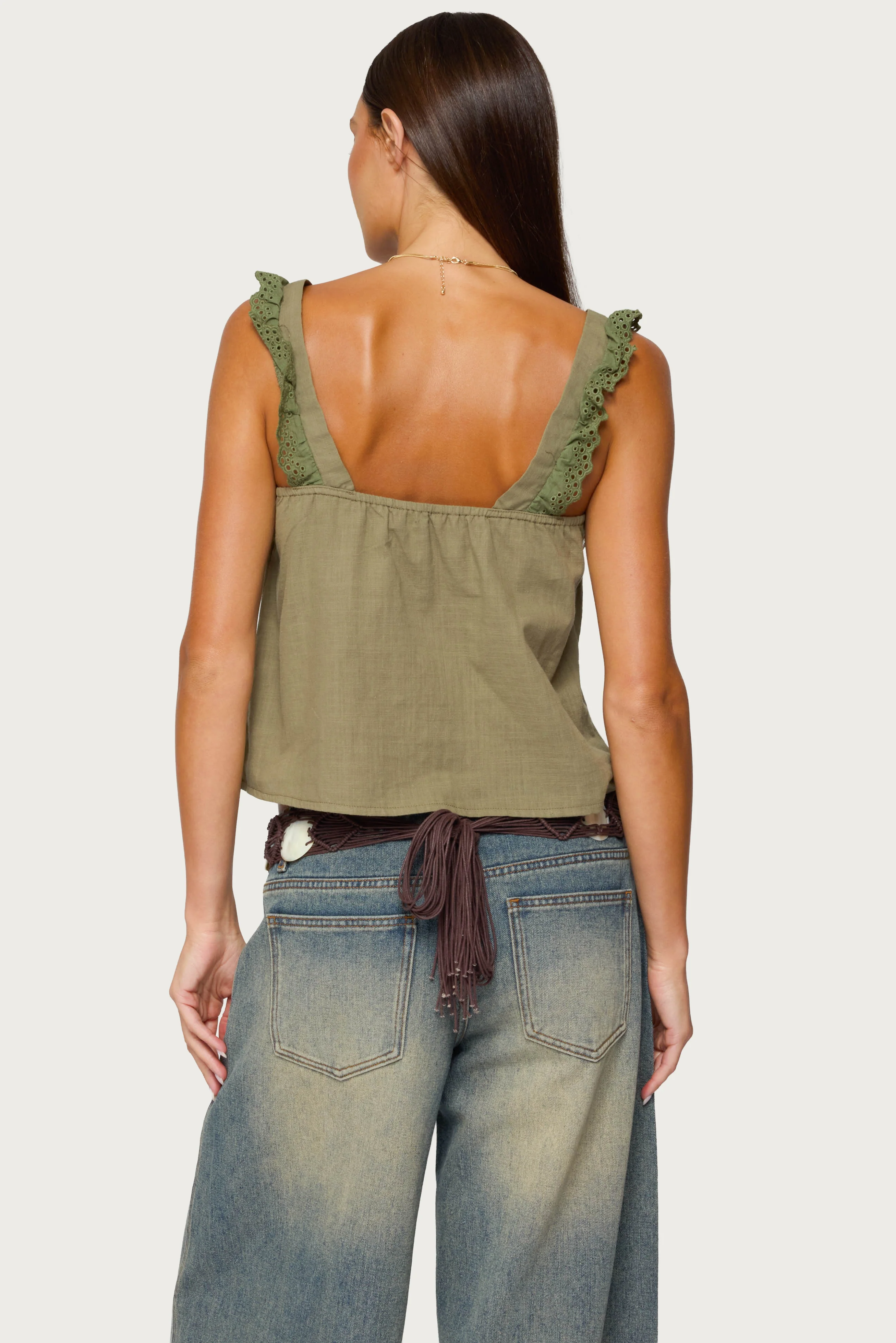 Viviana Linen Look Top - Image 4