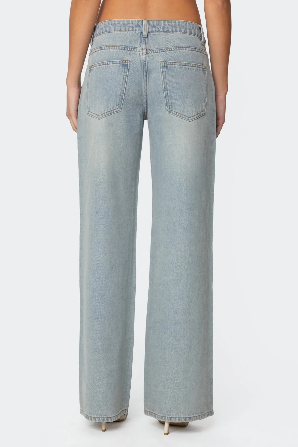 Everly Studded Low Rise Baggy Jeans - Image 6