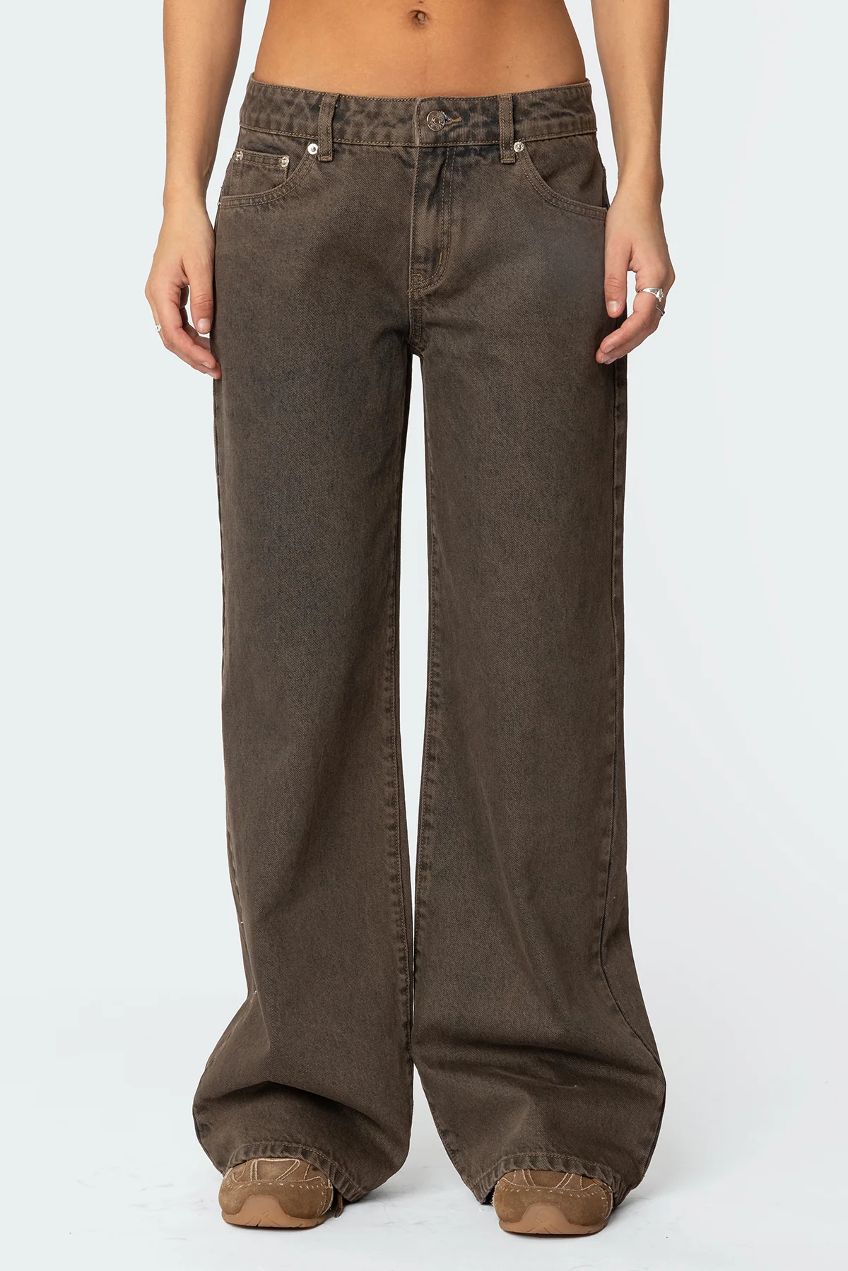 Zahra Mud Wash Low Rise Baggy Jeans - Image 3